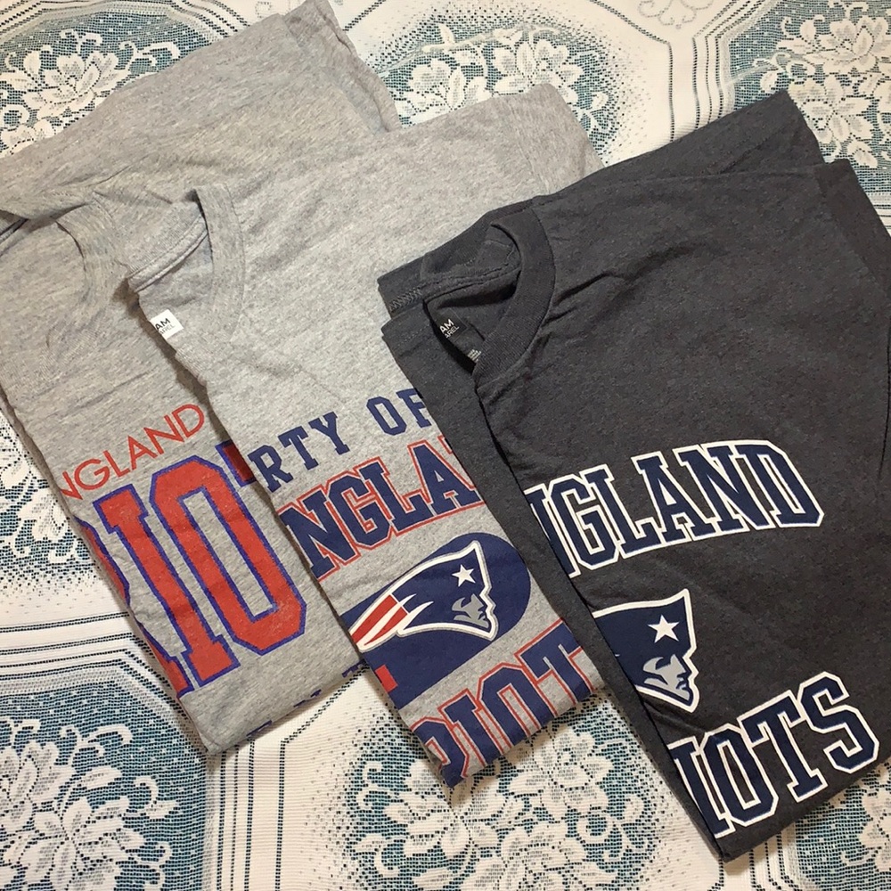 Patriots tee shirts